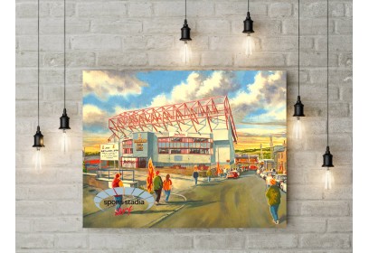 Valley Parade Stadium 'Going to the Match' Fine Art Canvas - Bradford City FC Valley Parade Stadium 'Going to the Match' Fine Art Canvas - Bradford City FC